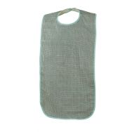 Lot de 5 bavoirs adultes 45 x 90 cm double épaisseur écossais vert