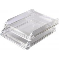 Lot de 6 Corbeille à courrier Nimbus - transparente - Rexel