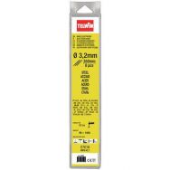 Lot de 8 Électrodes basiques de diam. 3,2mm pour soudage de l'acier
