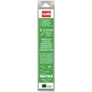 Lot de 8 Électrodes en inox de diam. 3,2mm pour le soudage de l'acier