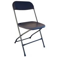 Lot de 8 chaises pliantes Rio coloris anthracite