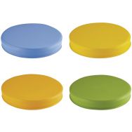 Lot de 8 galettes multicolores