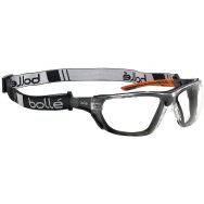 Lunette de protection incolore Ness+ avec mousse et tresse