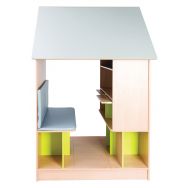 Maison CUBO banc avec 2 tablettes amovibles