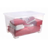 Malle de rangement de 140L avec roulettes