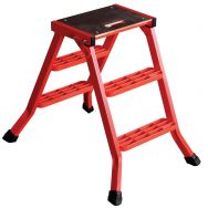 Marchepied pliant aluminium Lescabo® 70 cm avec caillebotis