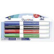 Marqueur effaçable Paper Mate Pointe Fine 4 coloris assortis