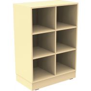 Meuble Octet à cases beige sur socle panneau