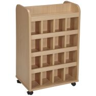 Meuble à doudous 32 cases coloris hêtre