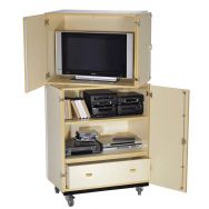 Meuble audiovisuel mobile plateau pivotant