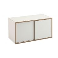 Meuble de rangement Bob fermé avec portes coulissantes