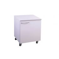 Meuble de rangement mobile 1 porte 1 étagère réglable L 600 mm