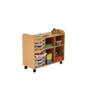 Meuble hauteur 91 cm 3 colonnes avec bacs