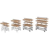 Mini-rack Cantilever fixe - charge 350 kg par niveau - Trilogiq