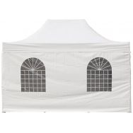 Mur fenêtre 4m pour tente parapluie Galo - blanc