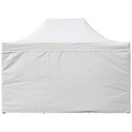 Mur plein 4m pour tente parapluie Galo - blanc