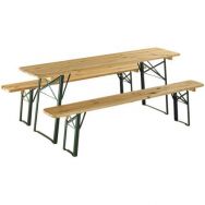 Pack Festival table + 2 bancs