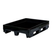 Palette de rétention 220 L - 2 Fûts - Noir
