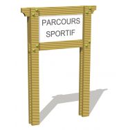 Panneau parcours sante