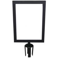 Panneau porte affiche A4 vertical finition acier sangle 5 m