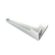Pattes pour vestiaire en acier, vernies, 4 unités
