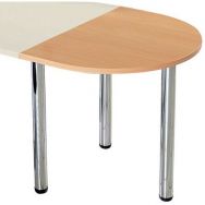 Pied de liaison Combi-Module Chromé H:72 cm