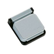 Pince à papier Hebel - fixation magnétique - Larg:3.6 cm - Gris