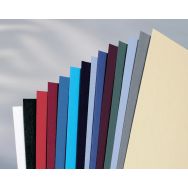 Plat de couverture GBC grain cuir LeatherGrain Noir