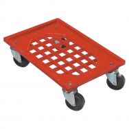 Plateau 4 roulettes pivotantes Force 250 kg - 600 x400 mm