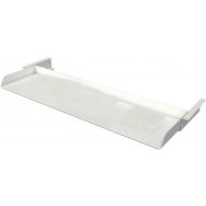 Plateau de rangement, coulissant, L110xP30xH60cm,blanc, 3799