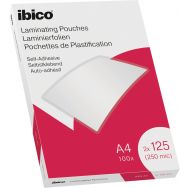 Pochettes plastification A4 -  2X125µ -  Ibico