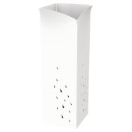Porte parapluie en acier époxy Blanc