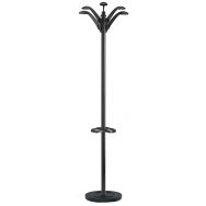 Portemanteau Flora noir 6 Patères