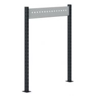 Potence pour établi hauteur 120 cm avec traverse Gris clair