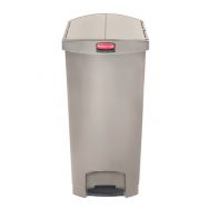 Poubelle agroalimentaire en plastique Rubbermaid - 90 L Beige