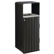 Poubelle de tri Artri 110 L - acier anticorrosion lattes alu