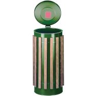 Poubelle double battants luxe 120L -Var