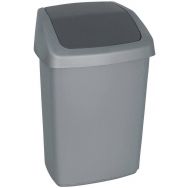 Poubelle sanitaire à couvercle basculant 15 L Gris