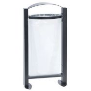 Poubelle vigipirate sur pieds Arkéa 60 L gris manganèse