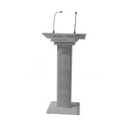 Pupitre de Conférence -  BST PRO AMC73- 60 Watts 2 Micro HF Blanc