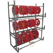 Rayonnage couronnes à sandaux et bobines Bobi-rack - Cable Equipements