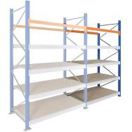 Rayonnage hybride MANORGA stockage manuel et palettes - Elément suivant