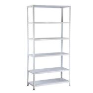 Rayonnage métal BATHOR 480 kg - 200x100cm - Prof: 40 cm