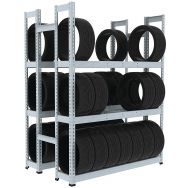 Rayonnage pneu Manutan Rapid 1 - Profondeur 455 mm