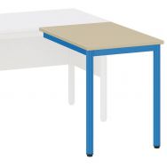 Retour chaire Nova 80 x 60 cm stratifié chants polypropylène
