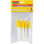 Sachet de 5 canules bouchons standards - Soudal