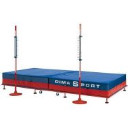 Sautoir de saut dimasport repliable sur roulettes
