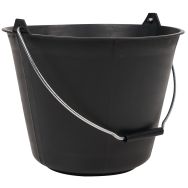 Seau plastique noir 11 L - Manutan