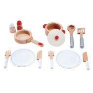Set cuisine 13 pièces bois