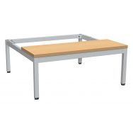 Socle banc pour vestiaire